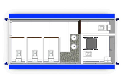 Locação de Containers Banheiro